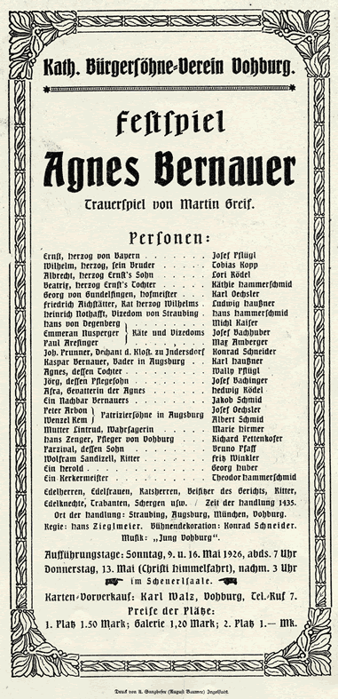 Programm 1926